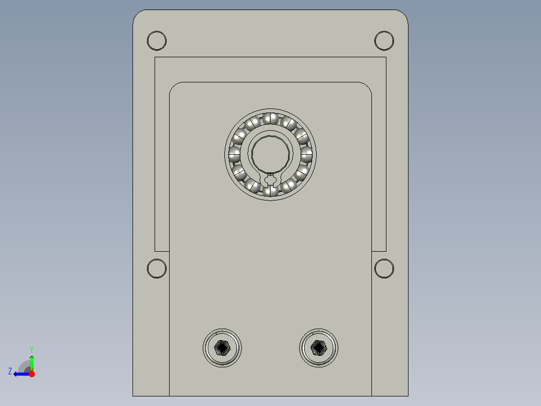模组FSK40-L10C7-BC-B57-700行程（B57刹车电机）右视图