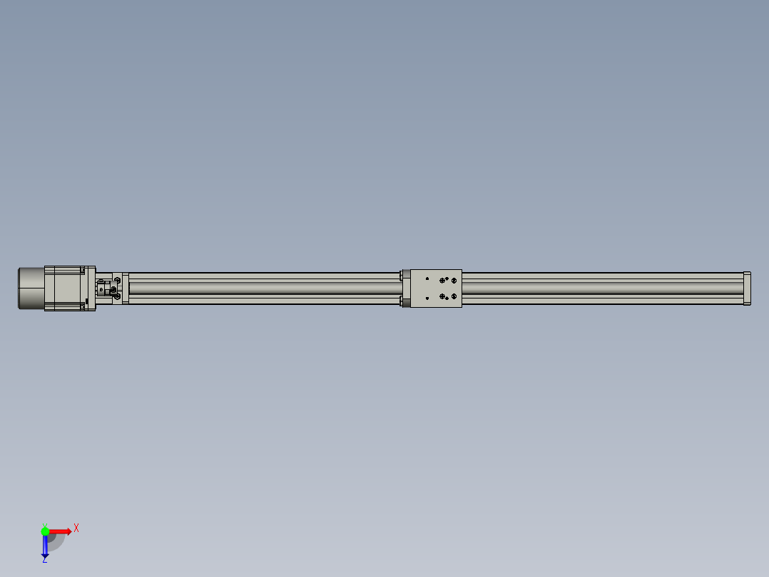 模组FSK40-L10C7-BC-B57-700行程（B57刹车电机）俯视图