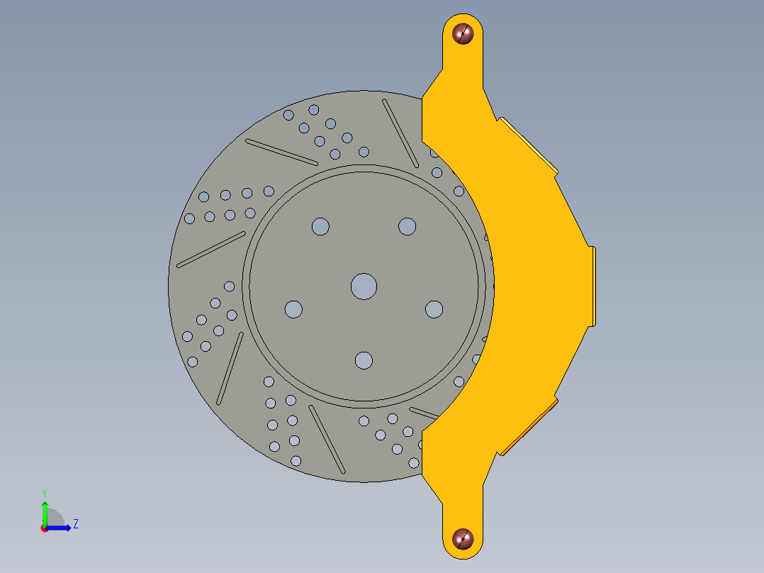制动器 (55)左视图