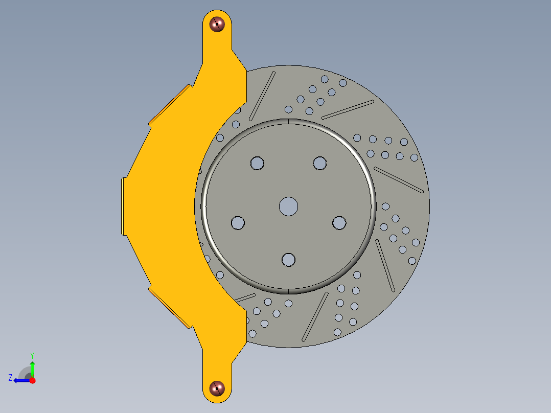 制动器 (55)右视图