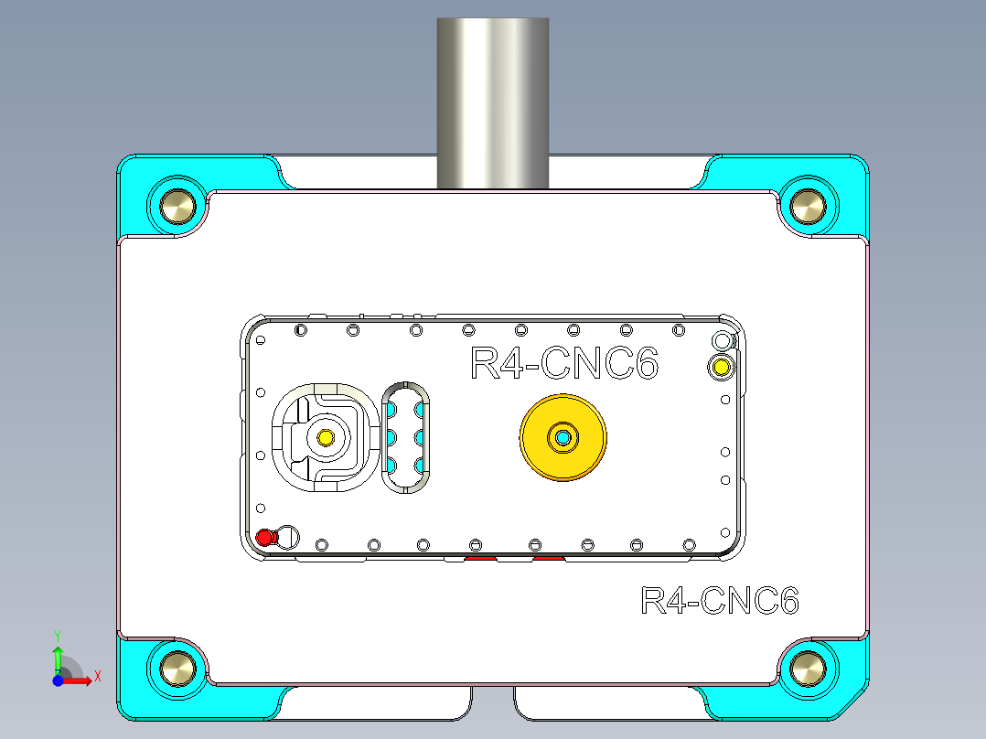 R4-笔记本CNC工装夹具三维模型CNC6-1209前视图