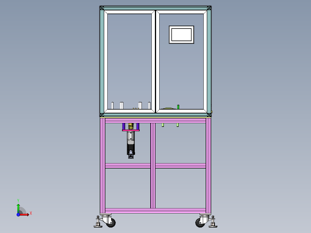 扎带送料机sw18可编辑前视图