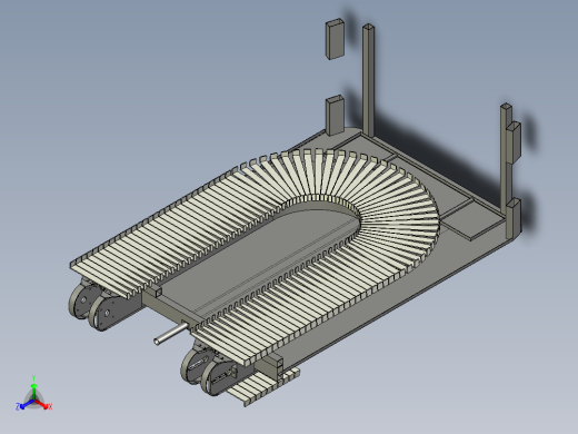 U型平面冷冻机（creo7+cad）