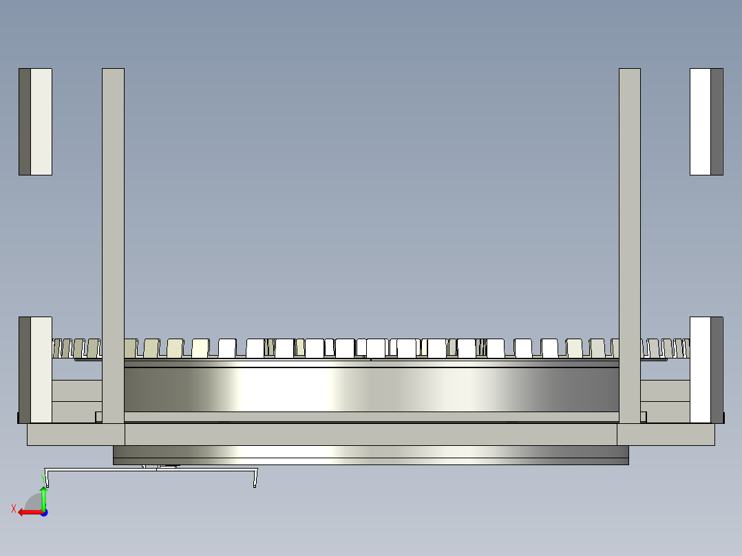 摆盘自动上料机sw18后视图