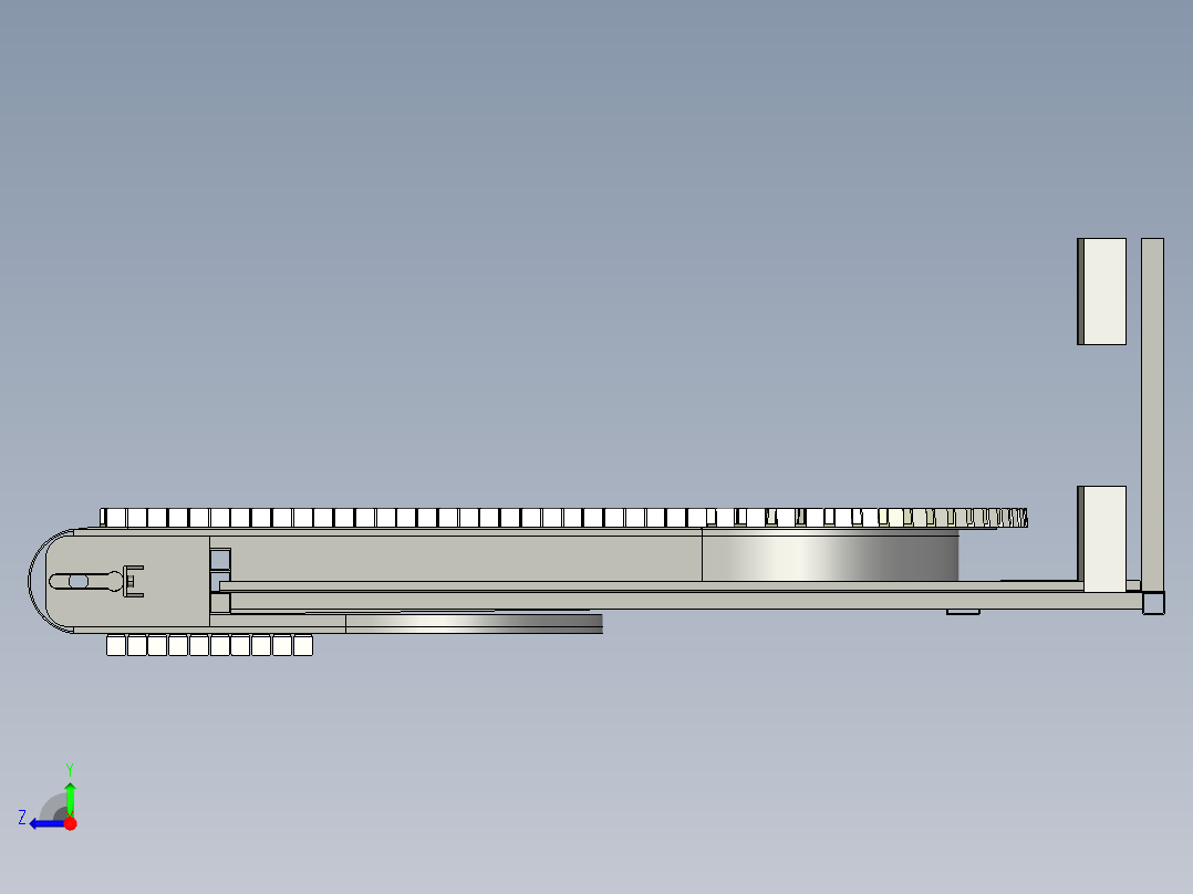 摆盘自动上料机sw18右视图