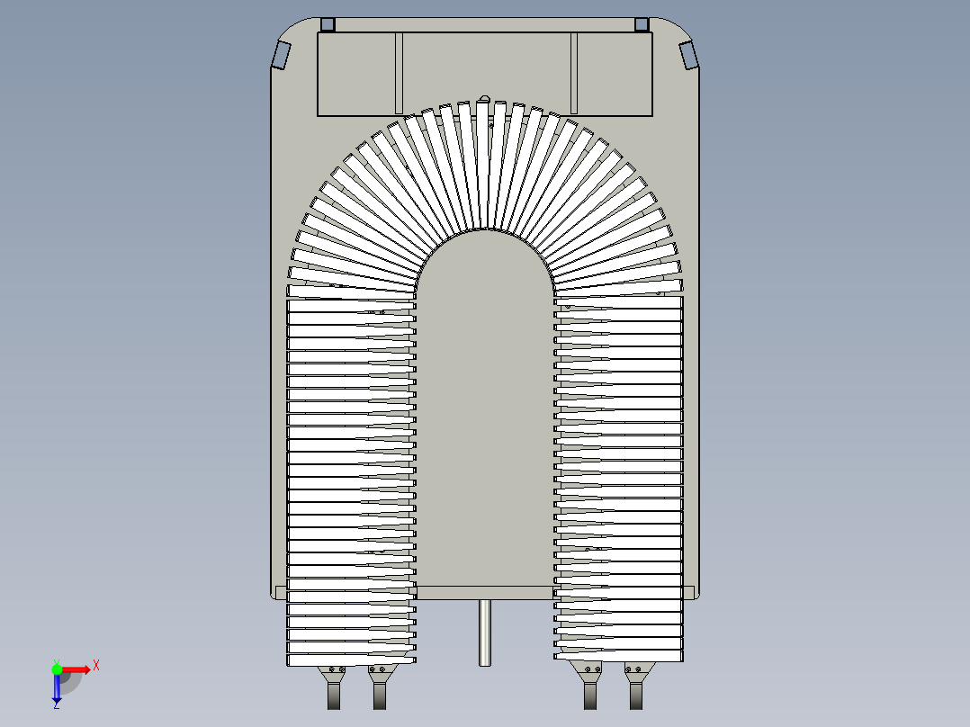 摆盘自动上料机sw18俯视图