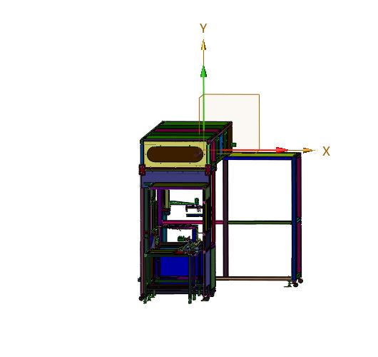 屏幕生产装配用跨线输送流水线
