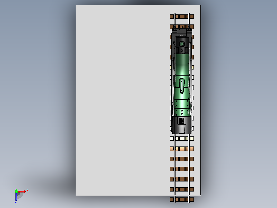 火车、动车、高铁(63)俯视图