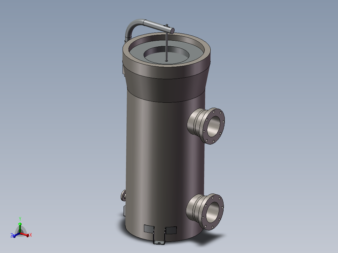 压力容积、过滤蒸发器主视图