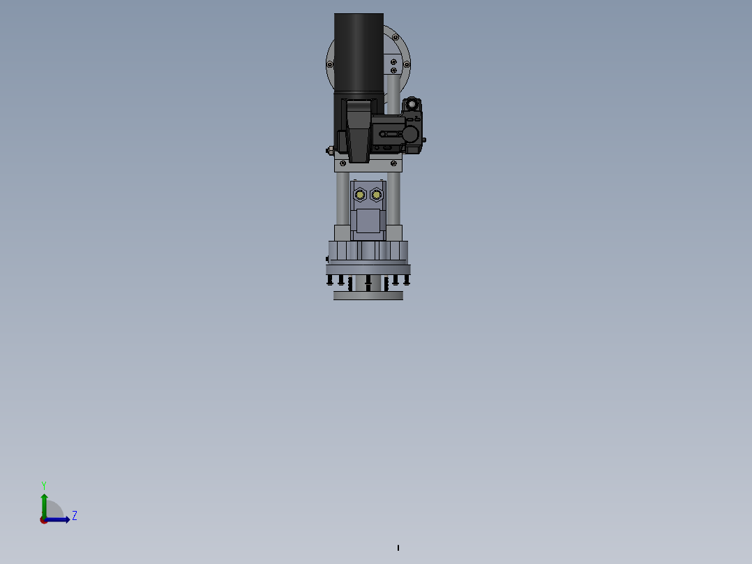 三脚架(30)左视图