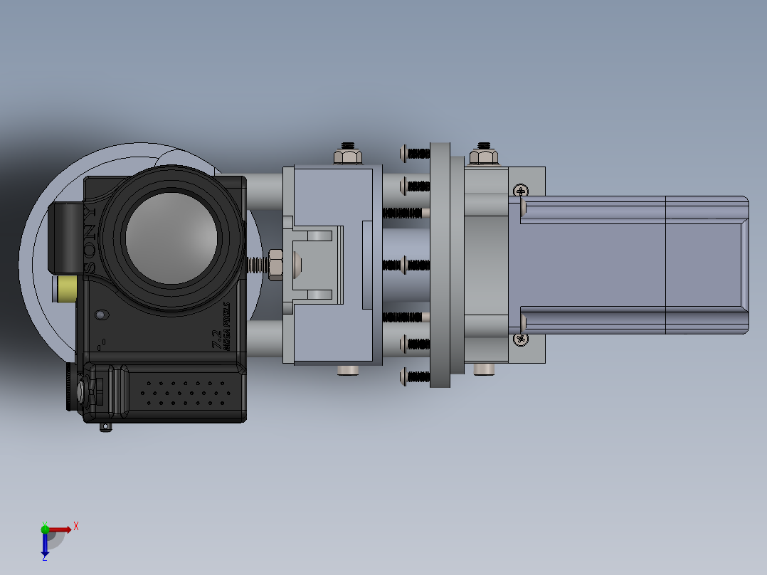 三脚架(30)俯视图