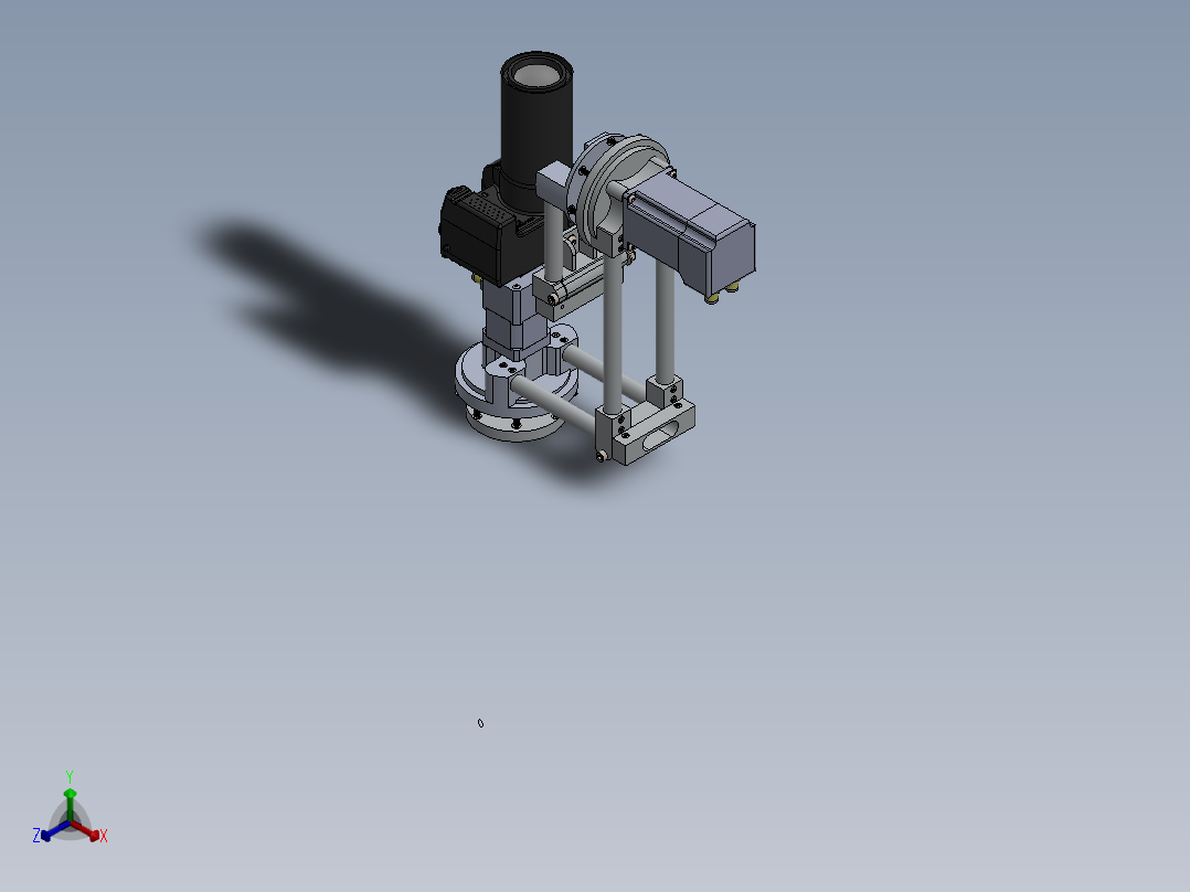 三脚架(30)正等轴测图