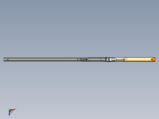 手枪左轮冲锋枪老式狙击步枪设计3D图纸remington-1867 STP俯视缩略图