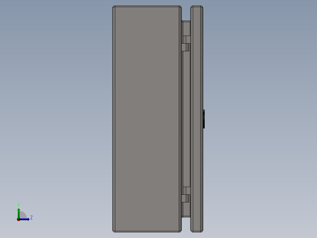 250x200x160电箱左视图