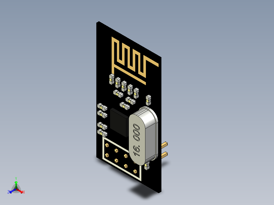 nrf24l01 wifi模块11主视图