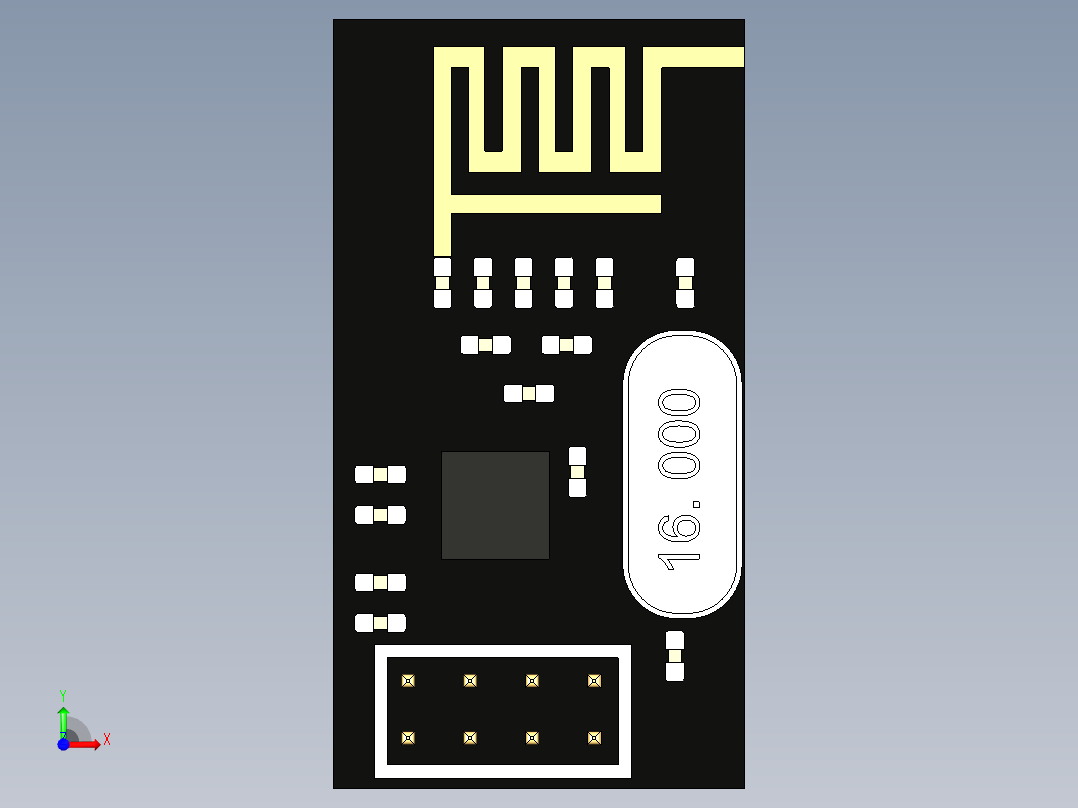 nrf24l01 wifi模块11前视图