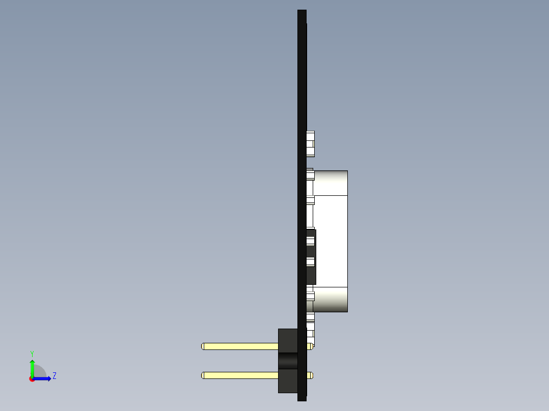nrf24l01 wifi模块11左视图