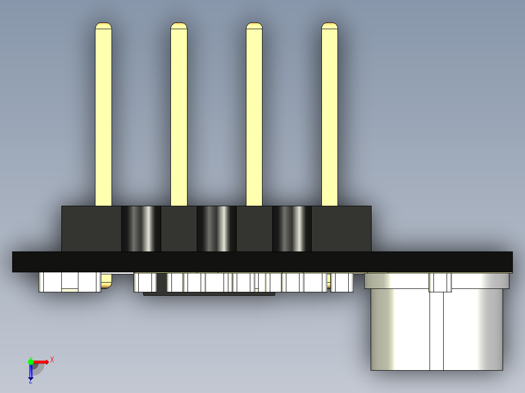 nrf24l01 wifi模块11俯视图