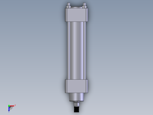 气缸 Ø40x100俯视缩略图