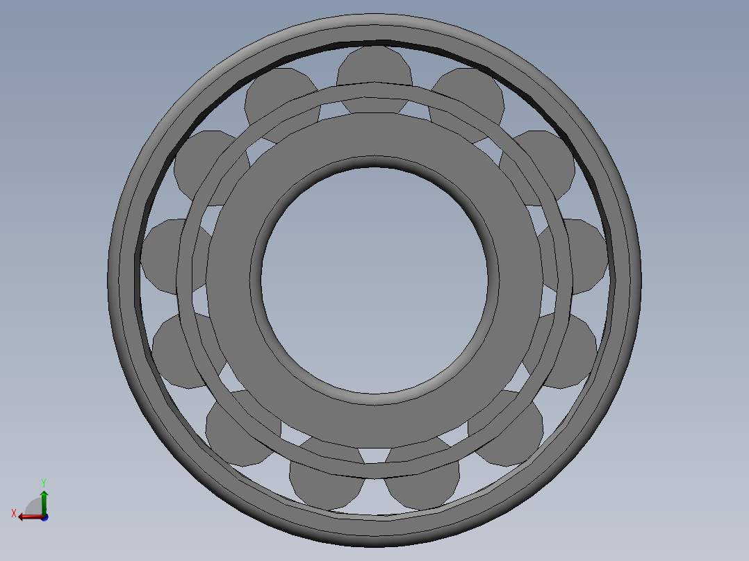 轴承N204 ECP SKF后视图