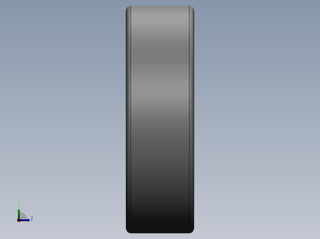 轴承N204 ECP SKF左视图