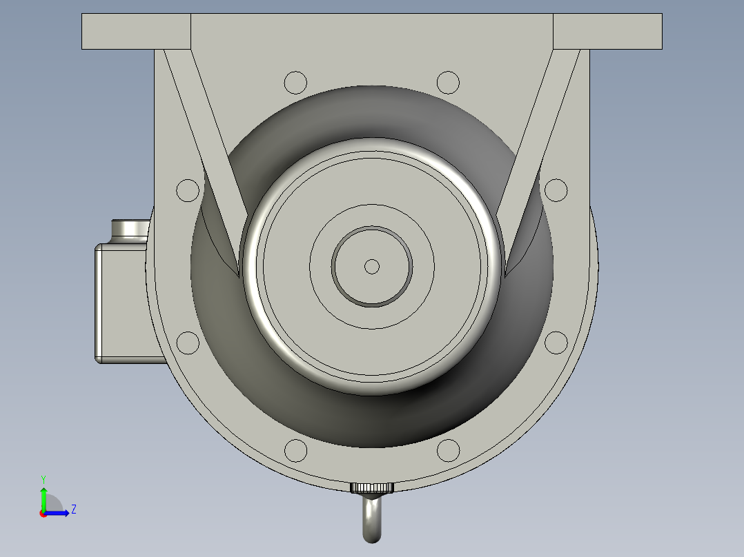 BB2摆线针轮减速机配4kw电机15-11-2872391011左视图