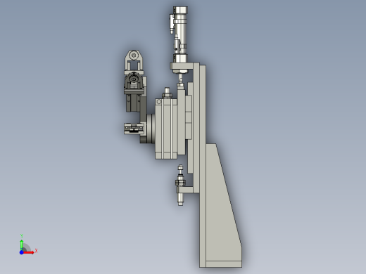 螺母翻转机构组件前视缩略图