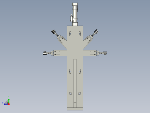 螺母翻转机构组件右视缩略图