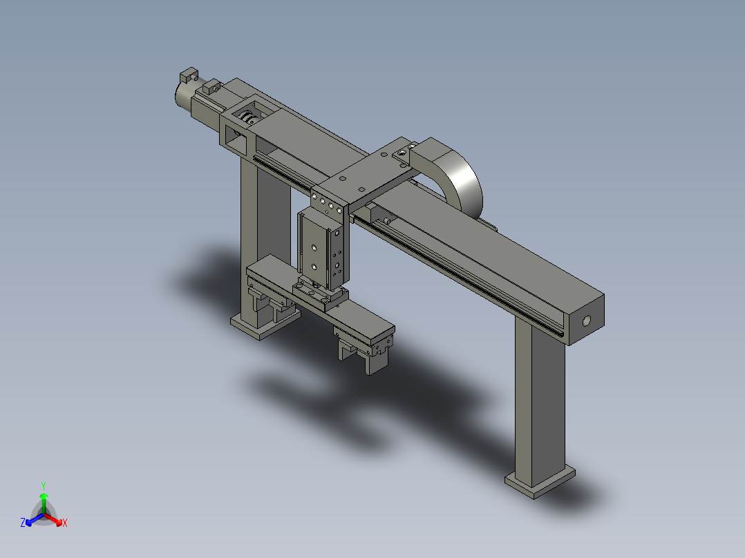 冲床取料机械手主视图