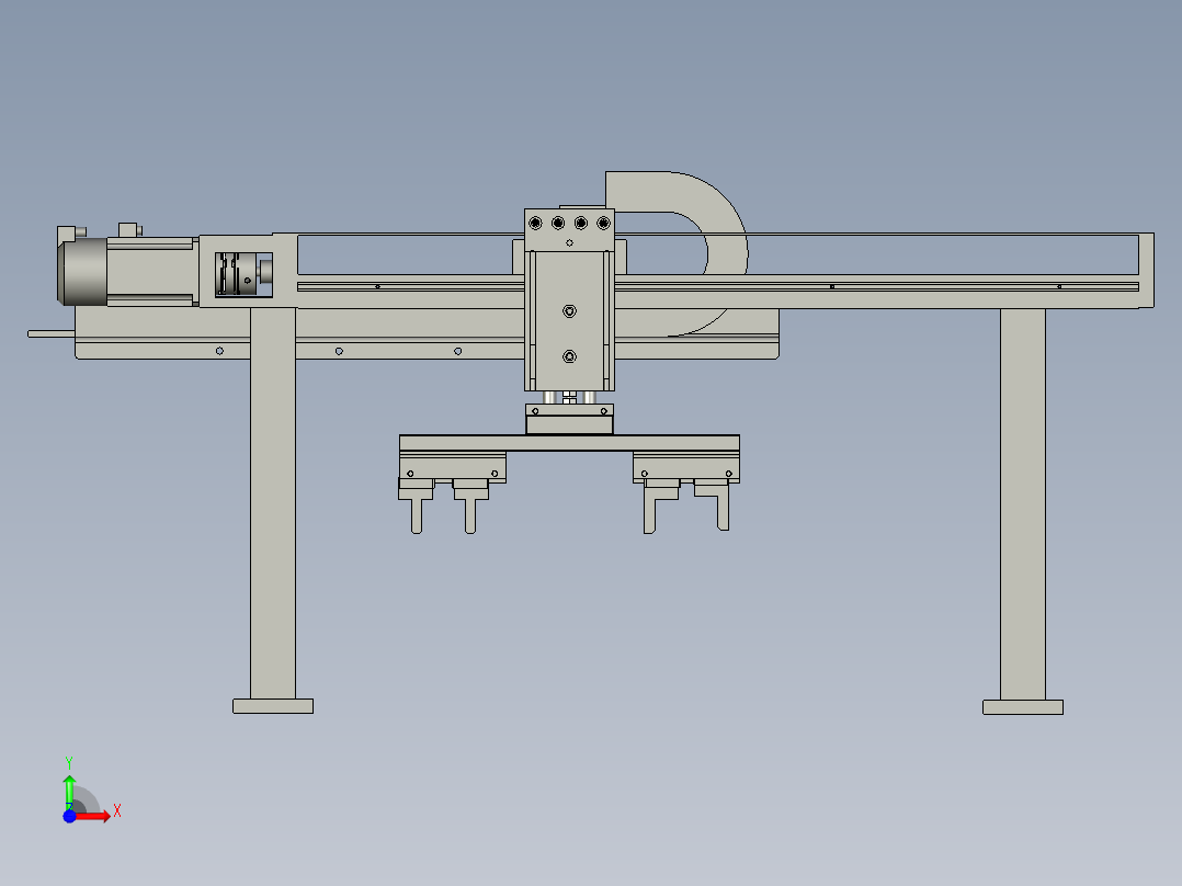冲床取料机械手前视图