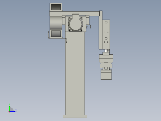 冲床取料机械手左视缩略图
