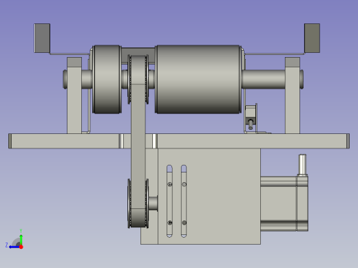 切换皮带组件右视缩略图