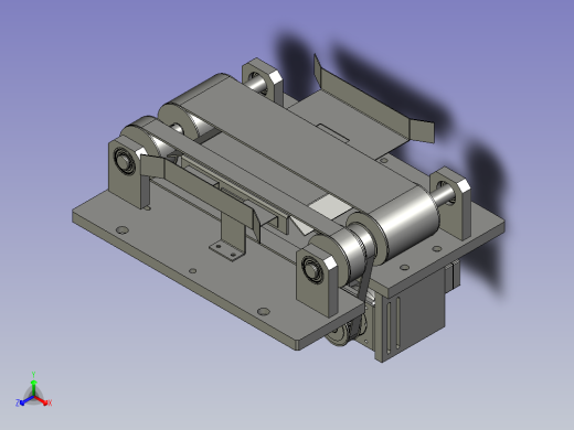切换皮带组件正等轴测缩略图