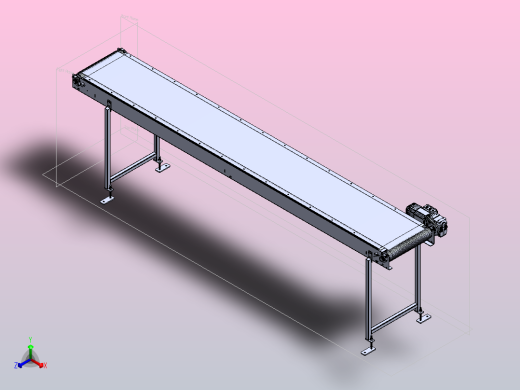 皮带输送机正等轴测缩略图