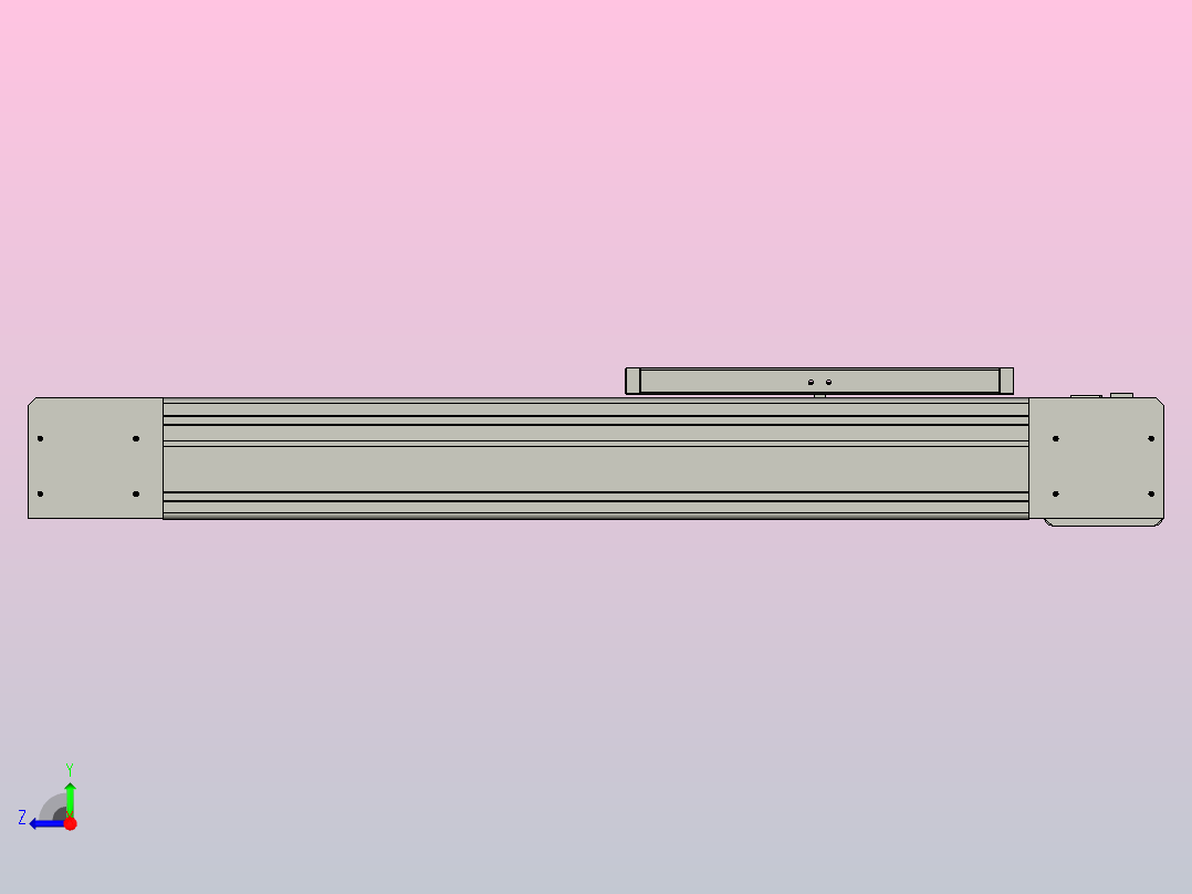 65型400W 80型750W伺服 欧规同步带直线模组滑台ET80-D01-M75-300右视图