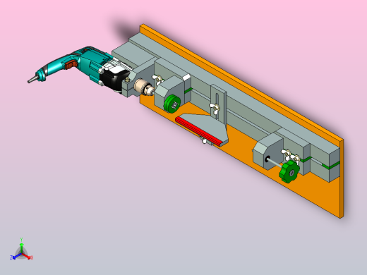 钻动力木材车床
