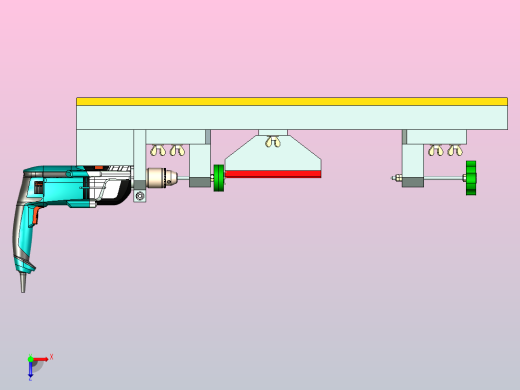 钻动力木材车床俯视缩略图