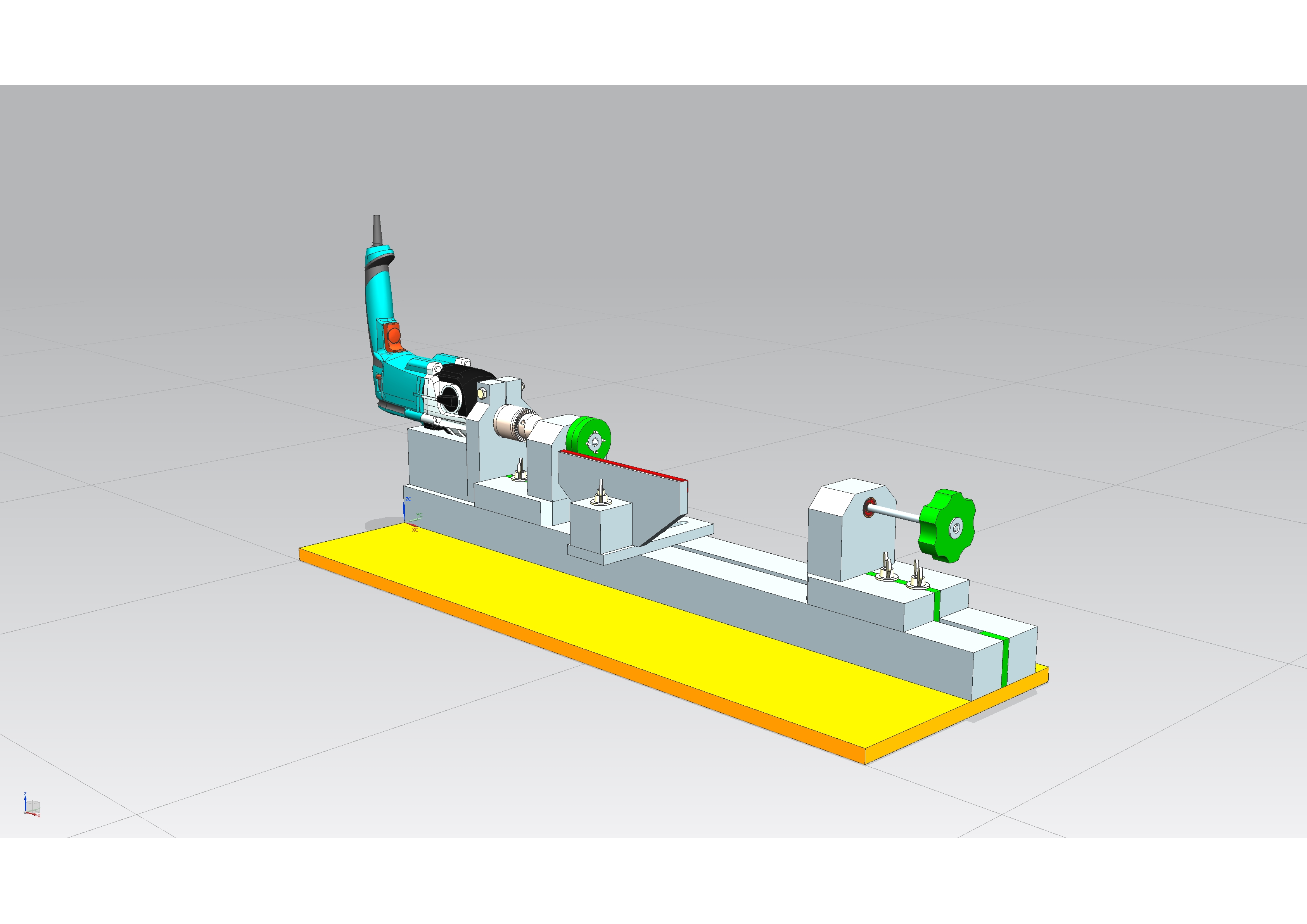 钻动力木材车床
