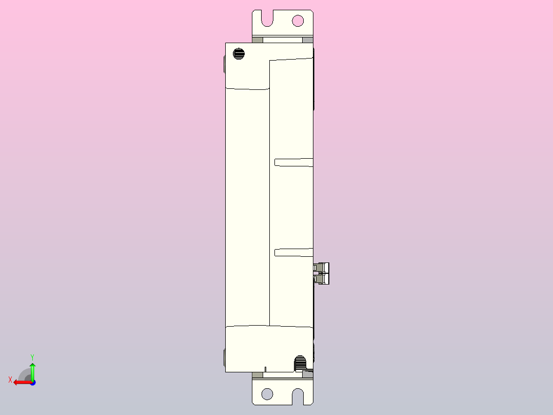 松下伺服电机驱动器MATSUSHITA_MFDLTA3SF后视图
