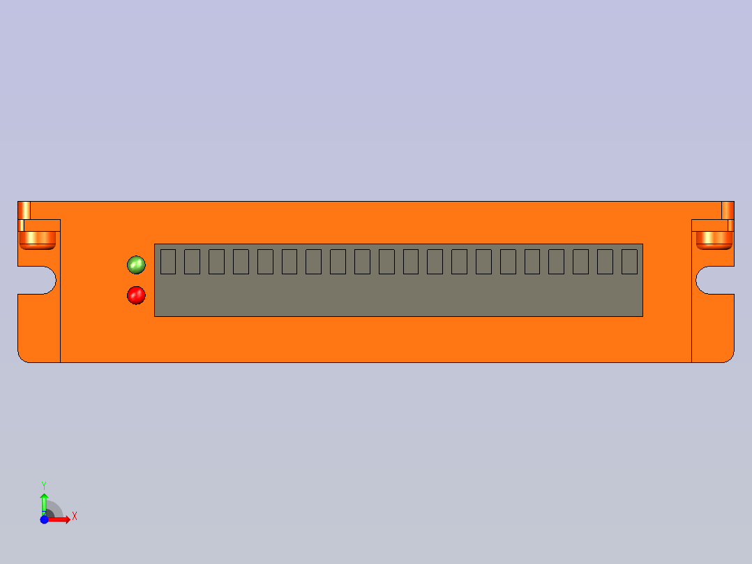 步进伺服驱动器CL15Y前视图