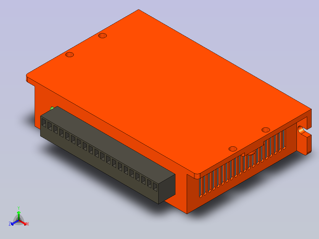 步进伺服驱动器CL15Y正等轴测图