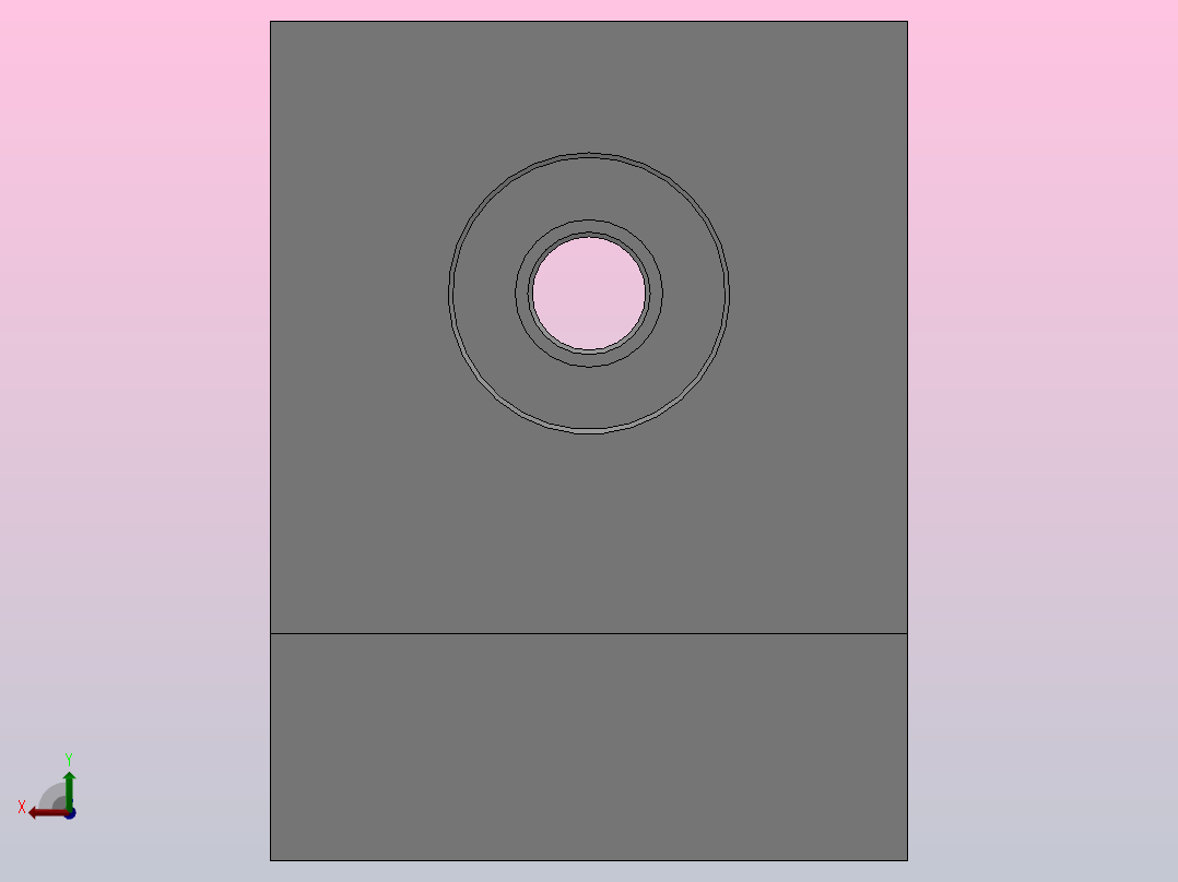 L型轴承座组件_BLC-625-2Z-25-A后视图