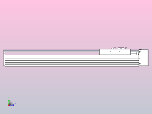 日规模组半封闭丝杆TPA-HNR-120D-1610C-L350-MR-C-P40-N3左视缩略图