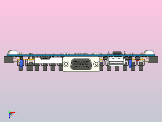 Xilinx Artix-7 FPGA训练板俯视缩略图