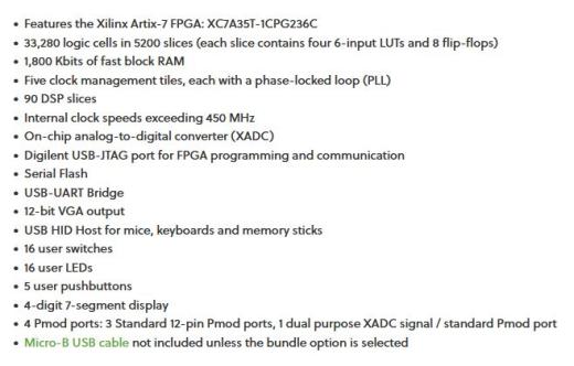 Xilinx Artix-7 FPGA训练板缩略图