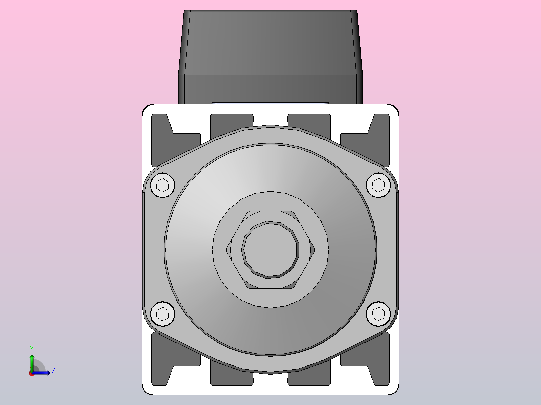 JTH5360B-SCF25.4  精密锯切电机[JTH5360B-S09P3.00-SCF25.4]左视图
