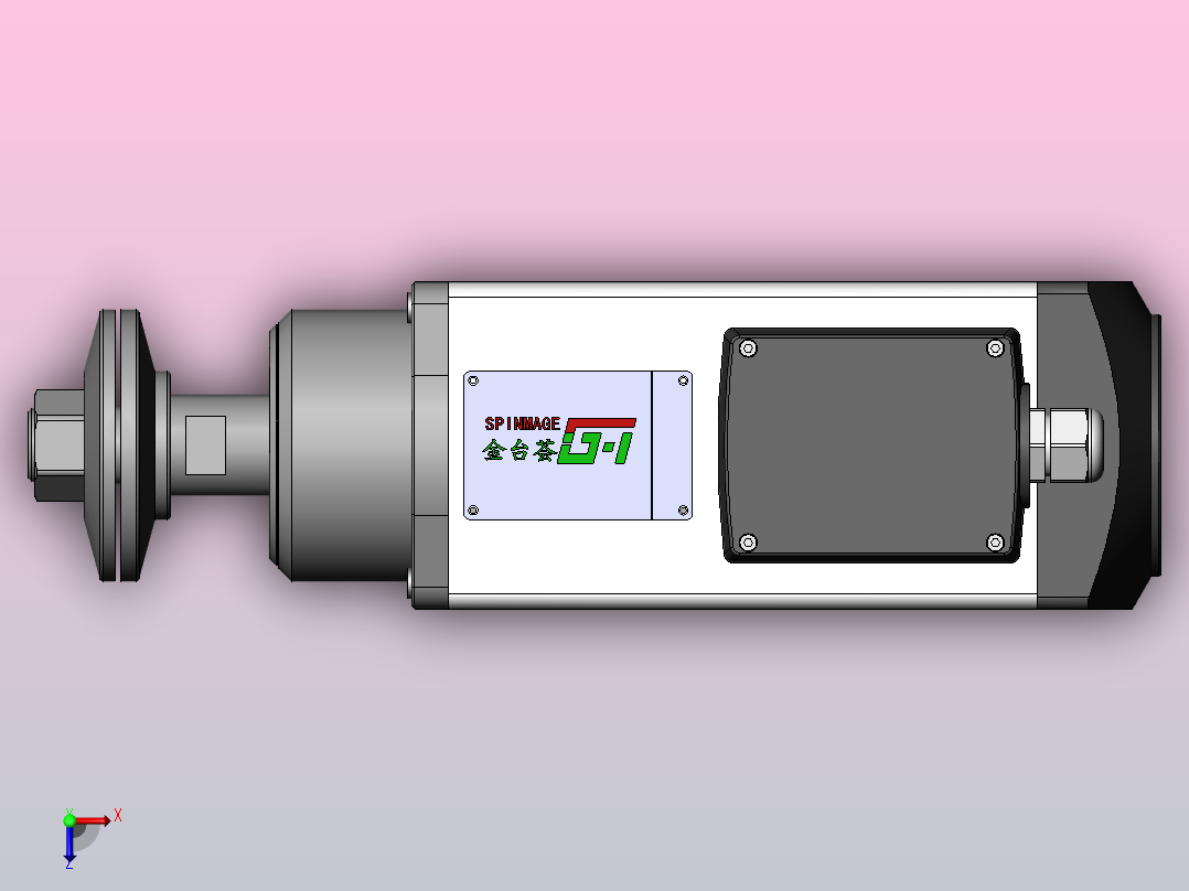 JTH5360B-SCF25.4  精密锯切电机[JTH5360B-S09P3.00-SCF25.4]俯视图