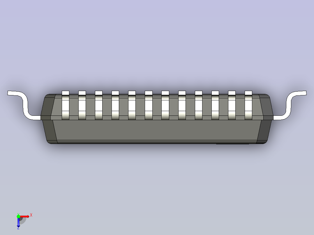 三相电机驱动控制器俯视图