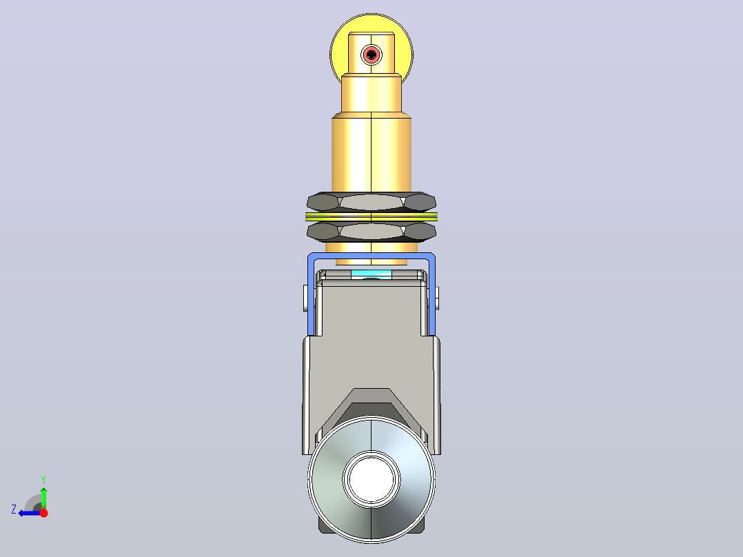 YBLXW-6_11HL微动开关三维模型202101右视图