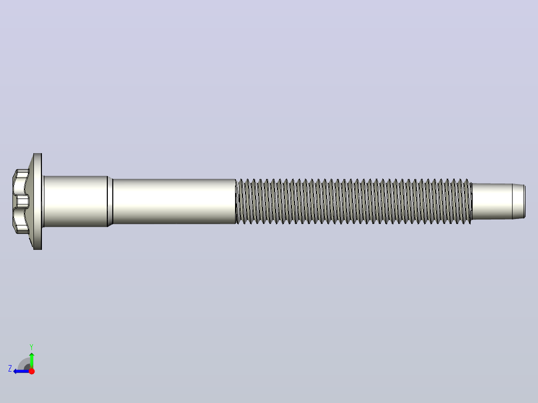 m14-2.0 X 150毫米法兰EP24梅花螺栓，2022福特F-250底座右视图